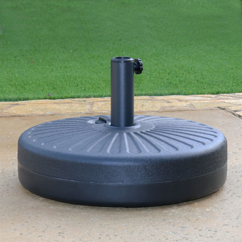 Ebern Designs EvieMay Patio Round Water Filled Plastic Free Standing